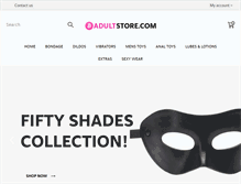 Tablet Screenshot of bitcoinadultstore.com